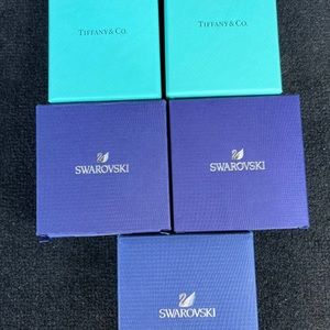 Tiffany and Swarovski boxes